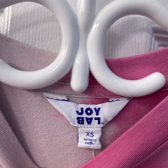 Joy Lab Bubble Gum Pink & Lilac Long Sleeved Top/Pullover Sweatshirt Size XS/S - Picture 6 of 12